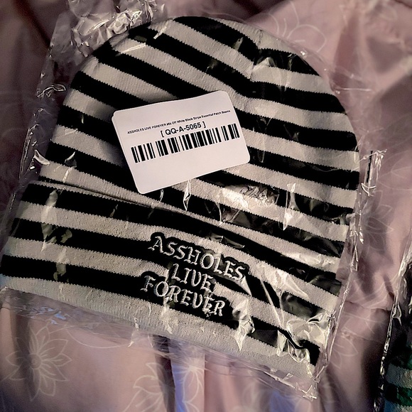 Assholes live forever Beanies and towels - Picture 1 of 5